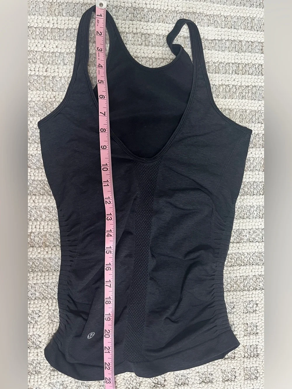 Lululemon Black Strappy Tank Top size 4 - Picture 7 of 8